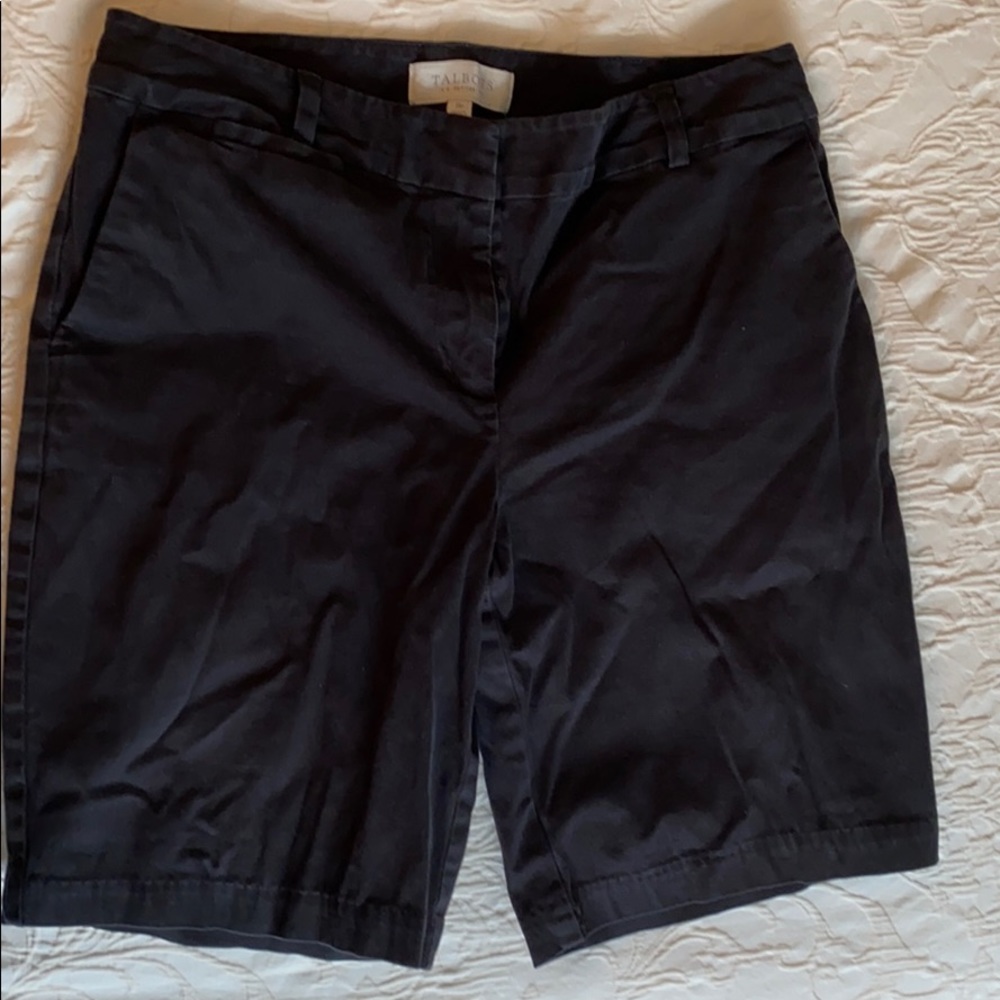 TALBOTS Brushed Twill Shorts size 8P